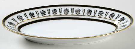 Ercolano Black Pickle Dish