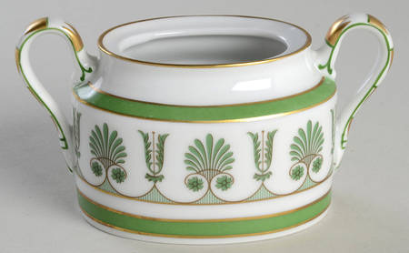 Ercolano Green Mini Sugar Bowl No Lid