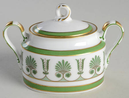 Ercolano Green Mini Sugar Bowl & Lid