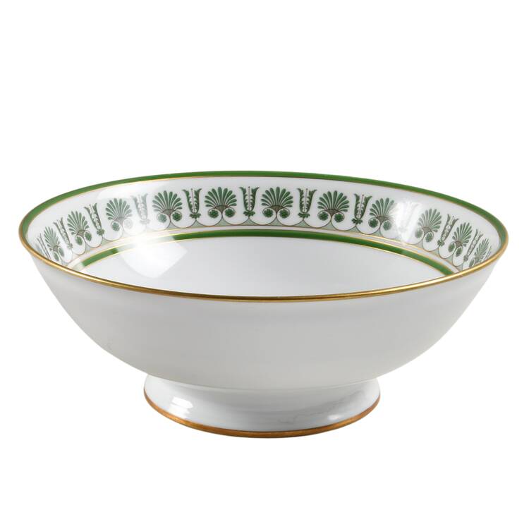 Ercolano Green 10" Large Salad Serving Bowl