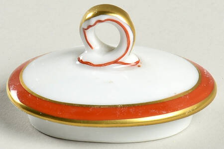 Ercolano Red Lid for Sugar Bowl