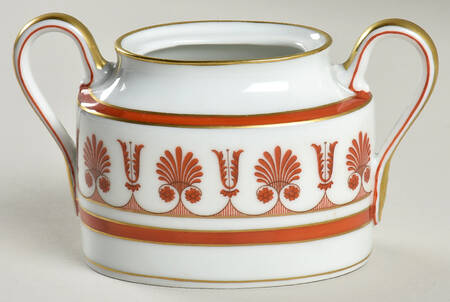 Ercolano Red Sugar Bowl No Lid