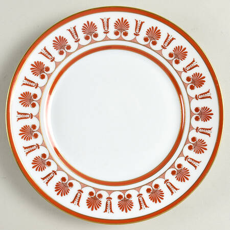 Ercolano Red Luncheon Plate