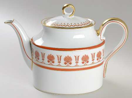 Ercolano Red Teapot & Lid