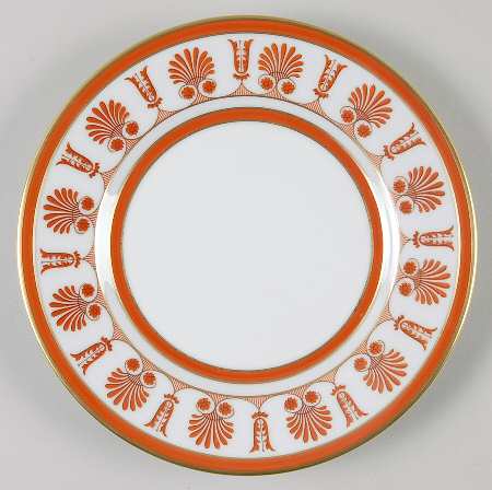 Ercolano Red Bread & Butter Plate