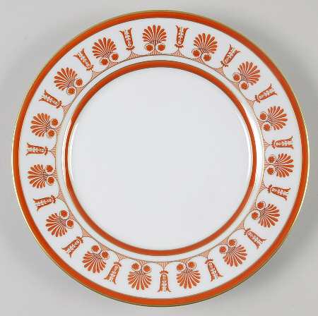 Ercolano Red Salad Plate