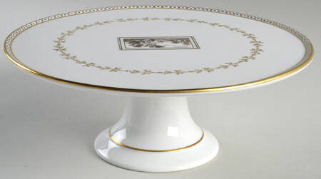 Fiesole (Italian Scene) 10" Diameter Pedestal Cake Stand