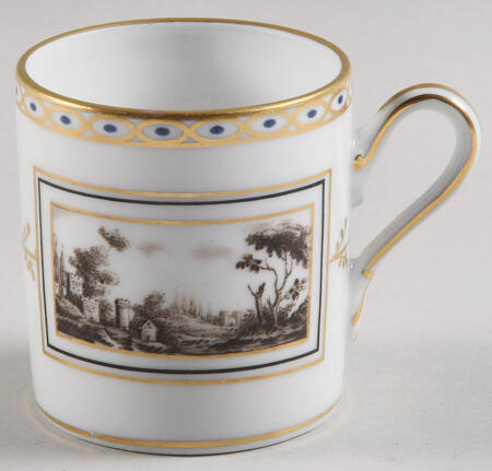 Fiesole (Italian Scene) Flat Demitasse Cup