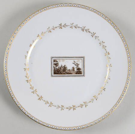 Fiesole (Italian Scene) by Ginori 1735