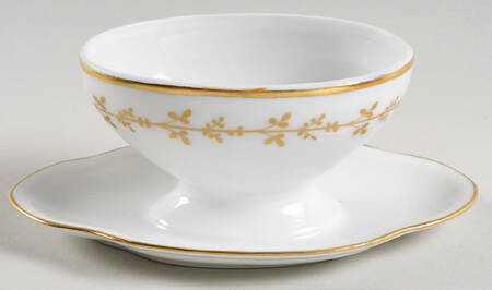 Fiesole (Italian Scene) Oval Mustard W/Att Underplate-Nolid