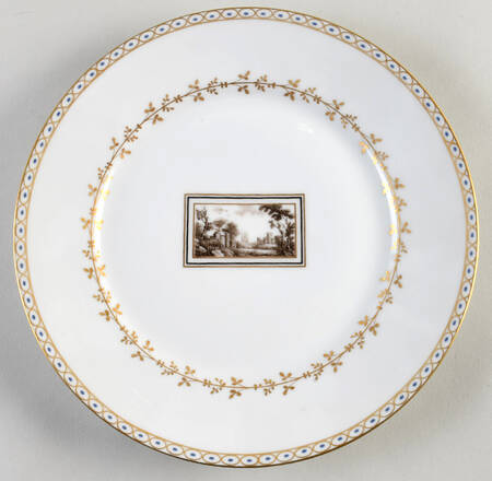 Fiesole (Italian Scene) Luncheon Plate