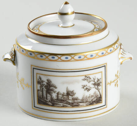 Fiesole (Italian Scene) Mini Sugar Bowl & Lid