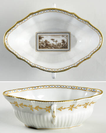 Fiesole (Italian Scene) Open Sauce Boat