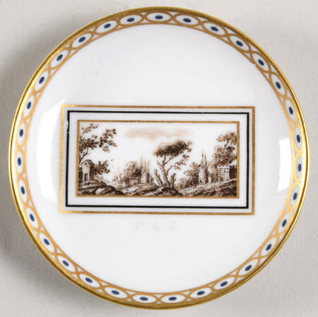 Fiesole (Italian Scene) Butter Pat
