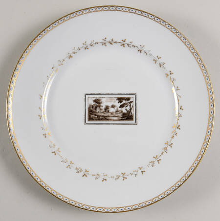Fiesole (Italian Scene) Large Dinner Plate