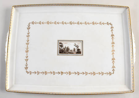 Fiesole (Italian Scene) 15" Handled Tray