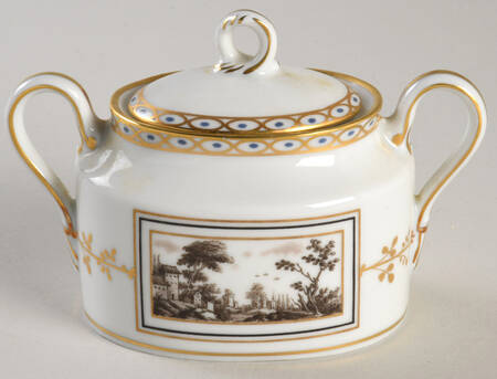 Fiesole (Italian Scene) Mini Sugar Bowl & Lid