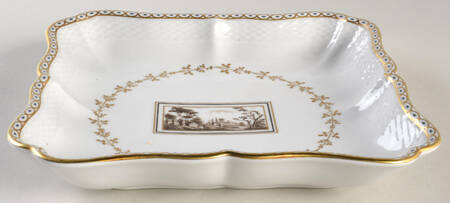 Fiesole (Italian Scene) 8" Square Tray