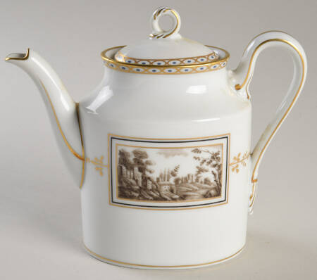 Fiesole (Italian Scene) Small Coffee Pot & Lid