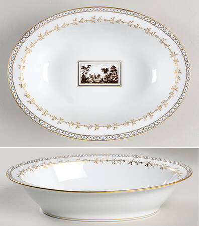 Fiesole (Italian Scene) 9" Oval Vegetable Bowl