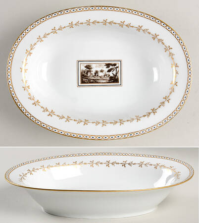 Fiesole (Italian Scene) 10" Oval Vegetable Bowl
