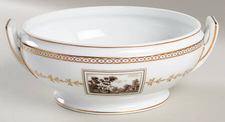 Fiesole (Italian Scene) Round Vegetable No Lid