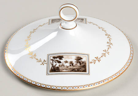 Fiesole (Italian Scene) Lid for Round Vegetable
