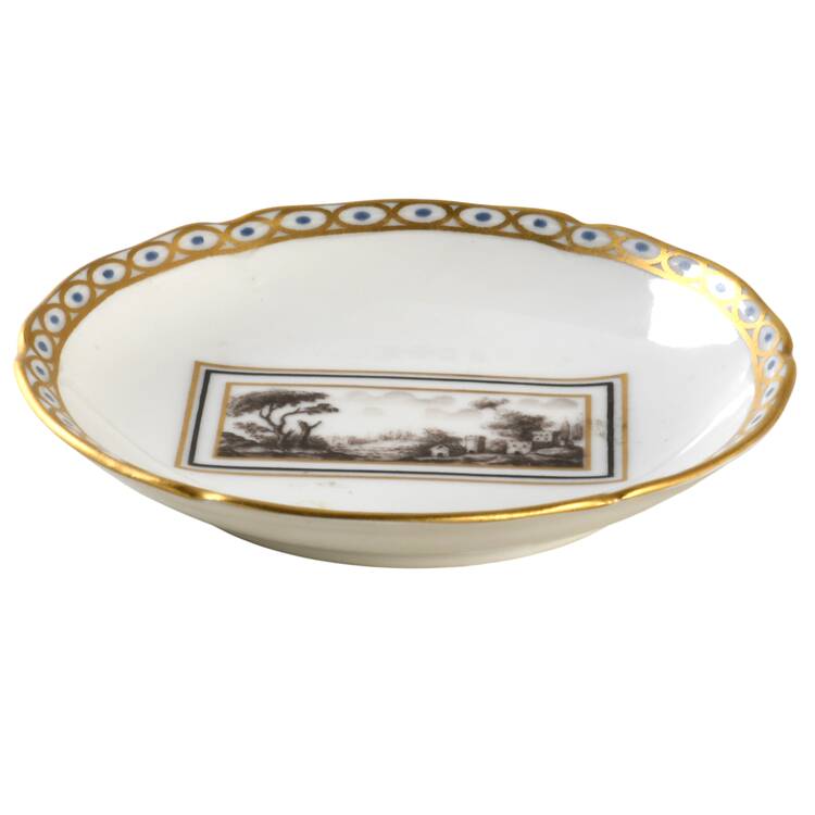 Fiesole (Italian Scene) Butter Pat