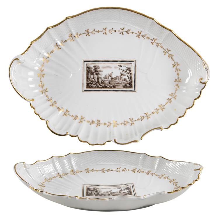 Fiesole (Italian Scene) 11" Oval Tray