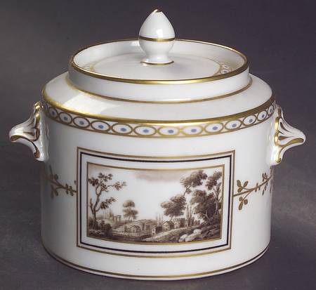 Fiesole (Italian Scene) Sugar Bowl & Lid