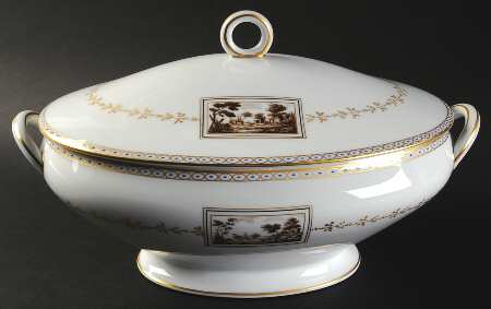 Fiesole (Italian Scene) Oval Tureen & Lid