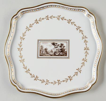 Fiesole (Italian Scene) 8" Square Tray