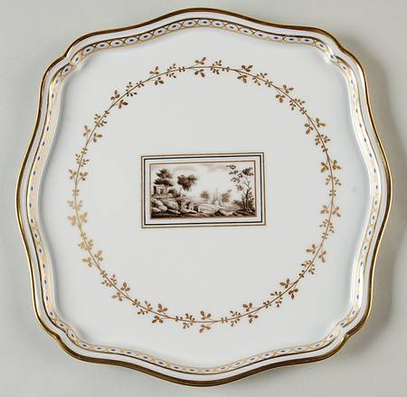 Fiesole (Italian Scene) 8" Square Tray