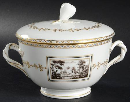Fiesole (Italian Scene) Candy Jar & Lid