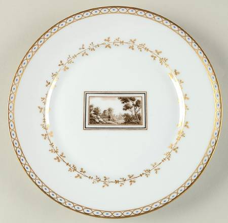 Fiesole (Italian Scene) Salad Plate