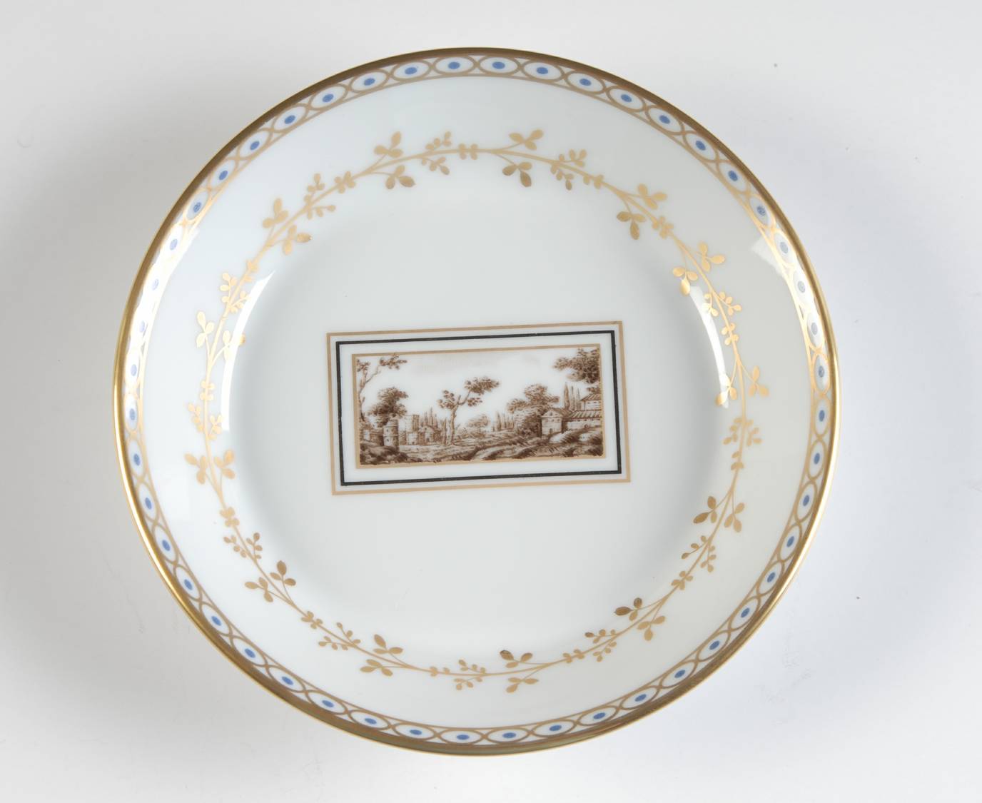 Fiesole (Italian Scene) Saucer for Flat Cup