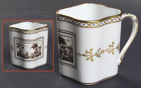 Fiesole (Italian Scene) Flat Demitasse Cup