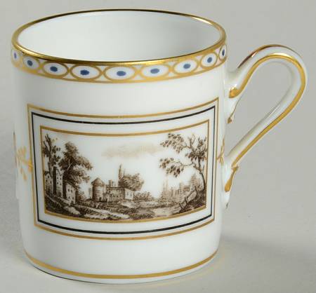 Fiesole (Italian Scene) Flat Demitasse Cup
