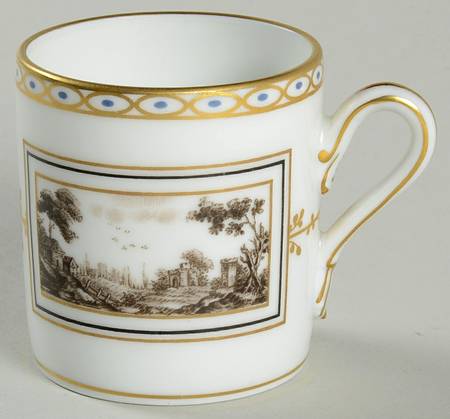 Fiesole (Italian Scene) Flat Demitasse Cup