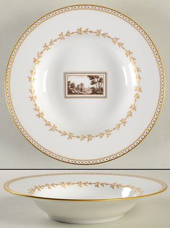 Fiesole (Italian Scene) Rim Soup Bowl