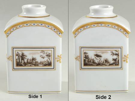 Fiesole (Italian Scene) Tea Caddy No Lid