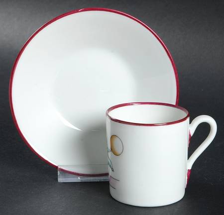 Circo Series Flat Demitasse Cup & Saucer Set