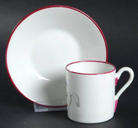 Circo Series Flat Demitasse Cup & Saucer Set