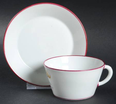 Circo Series Flat Cup & Saucer Set