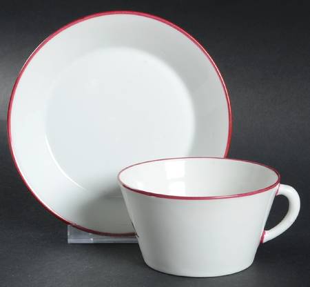 Circo Series Flat Cup & Saucer Set