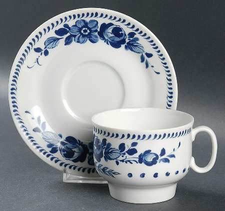 GIN40 Flat Cup & Saucer Set