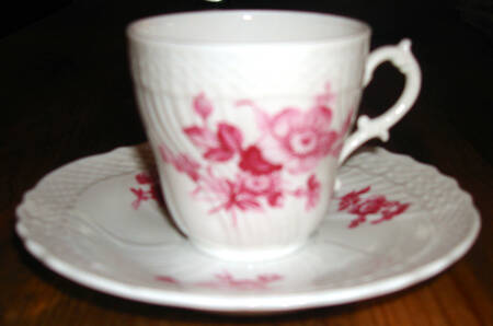 GIN45 Flat Demitasse Cup & Saucer Set