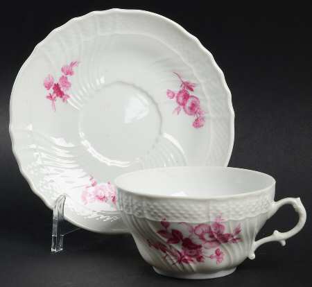 GIN45 Flat Cup & Saucer Set