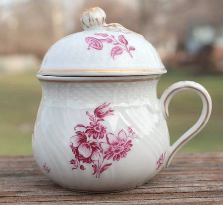 GIN7 2 Pc Pot de Creme w/Lid & Base