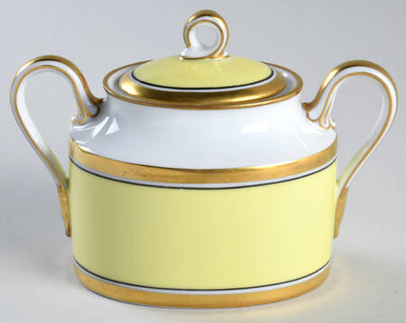 Impero Yellow Sugar Bowl & Lid